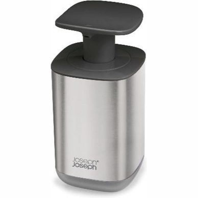 Zeepdispenser Joseph Joseph Presto Steel Grijs | Kookexpert